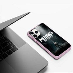 Чехол iPhone 11 Pro матовый Metro Exodus, цвет: 3D-розовый — фото 2