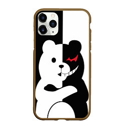 Чехол iPhone 11 Pro матовый Monokuma Drae, цвет: 3D-коричневый