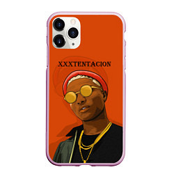 Чехол iPhone 11 Pro матовый XXXtentacion king, цвет: 3D-розовый