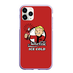 Чехол iPhone 11 Pro матовый Nuka Cola: Ice Cold, цвет: 3D-светло-сиреневый