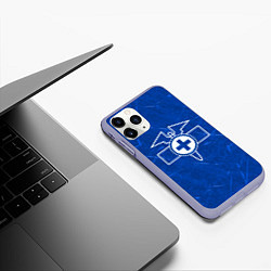 Чехол iPhone 11 Pro матовый R6S: Doc, цвет: 3D-светло-сиреневый — фото 2