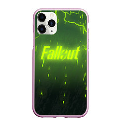 Чехол iPhone 11 Pro матовый Fallout: Radiation Storm, цвет: 3D-розовый