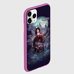 Чехол iPhone 11 Pro матовый Ahri the Nine-Tailed Fox, цвет: 3D-фиолетовый — фото 2