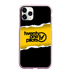 Чехол iPhone 11 Pro матовый 21 Pilots Inside, цвет: 3D-розовый