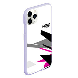 Чехол iPhone 11 Pro матовый Metro Exodus: White Style, цвет: 3D-светло-сиреневый — фото 2
