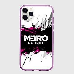 Чехол iPhone 11 Pro матовый Metro: Exodus Purple, цвет: 3D-фиолетовый