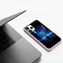 Чехол iPhone 11 Pro матовый Blade Runner: Dark Night, цвет: 3D-розовый — фото 2