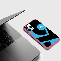 Чехол iPhone 11 Pro матовый CS:GO - Cloud9 the form 2018-2019, цвет: 3D-малиновый — фото 2