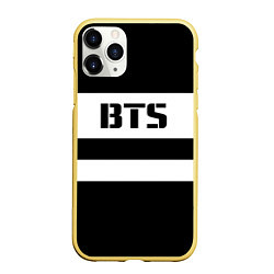 Чехол iPhone 11 Pro матовый BTS, цвет: 3D-желтый