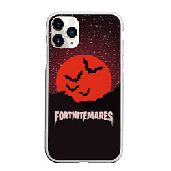 Чехол iPhone 11 Pro матовый FORTNITEMARES, цвет: 3D-белый