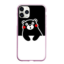 Чехол iPhone 11 Pro матовый Kumamon Surprised, цвет: 3D-розовый