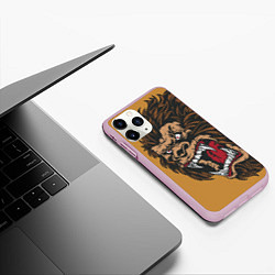 Чехол iPhone 11 Pro матовый Forest Yeti, цвет: 3D-розовый — фото 2