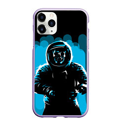 Чехол iPhone 11 Pro матовый Dead Space, цвет: 3D-светло-сиреневый