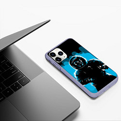 Чехол iPhone 11 Pro матовый Dead Space, цвет: 3D-светло-сиреневый — фото 2