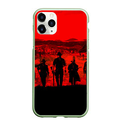 Чехол iPhone 11 Pro матовый RDR 2: Sunset, цвет: 3D-салатовый