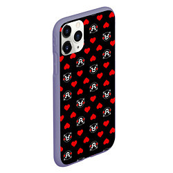 Чехол iPhone 11 Pro матовый Kumamon Love, цвет: 3D-серый — фото 2