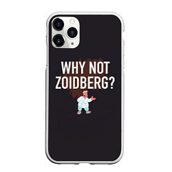 Чехол iPhone 11 Pro матовый Why not Zoidberg?, цвет: 3D-белый