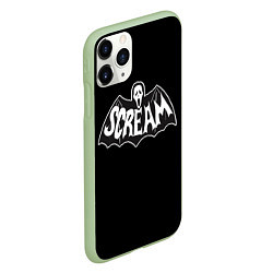 Чехол iPhone 11 Pro матовый Scream, цвет: 3D-салатовый — фото 2