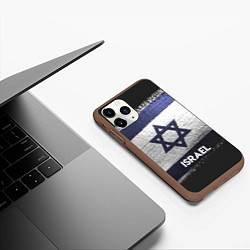 Чехол iPhone 11 Pro матовый Israel Style, цвет: 3D-коричневый — фото 2