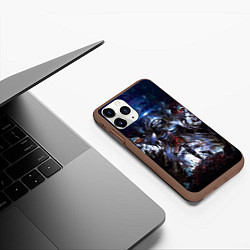 Чехол iPhone 11 Pro матовый Overlord, цвет: 3D-коричневый — фото 2