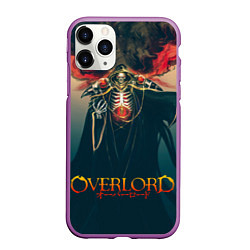 Чехол iPhone 11 Pro матовый Momonga Overlord, цвет: 3D-фиолетовый