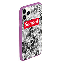 Чехол iPhone 11 Pro матовый SENPAI Stories, цвет: 3D-фиолетовый — фото 2