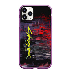 Чехол iPhone 11 Pro матовый Cyberpunk 2077