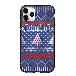 Чехол iPhone 11 Pro матовый Fortnite: New Year, цвет: 3D-черный