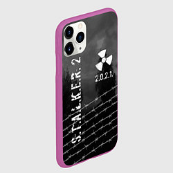 Чехол iPhone 11 Pro матовый STALKER 2021, цвет: 3D-фиолетовый — фото 2