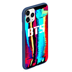 Чехол iPhone 11 Pro матовый BTS: Colours, цвет: 3D-тёмно-синий — фото 2