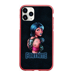 Чехол iPhone 11 Pro матовый Fortnite Special, цвет: 3D-красный