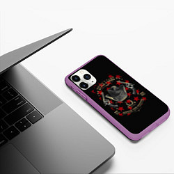 Чехол iPhone 11 Pro матовый RDR 2: Dutch's Gang, цвет: 3D-фиолетовый — фото 2
