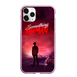 Чехол iPhone 11 Pro матовый Muse: Something Human, цвет: 3D-розовый