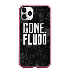 Чехол iPhone 11 Pro матовый GONE Fludd Dark, цвет: 3D-малиновый