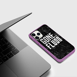 Чехол iPhone 11 Pro матовый GONE Fludd Dark, цвет: 3D-фиолетовый — фото 2