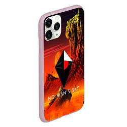 Чехол iPhone 11 Pro матовый No Man's Sky: Red Dust, цвет: 3D-розовый — фото 2