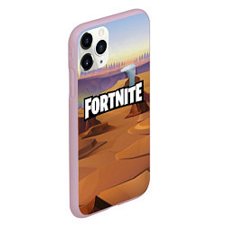 Чехол iPhone 11 Pro матовый Fortnite: Dust View, цвет: 3D-розовый — фото 2