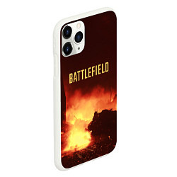 Чехол iPhone 11 Pro матовый Battlefield War, цвет: 3D-белый — фото 2