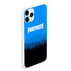 Чехол iPhone 11 Pro матовый Fortnite: Sky Forest, цвет: 3D-белый — фото 2