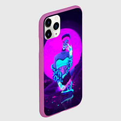 Чехол iPhone 11 Pro матовый Akali KDA, цвет: 3D-фиолетовый — фото 2