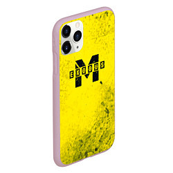 Чехол iPhone 11 Pro матовый Metro Exodus: Yellow Grunge, цвет: 3D-розовый — фото 2