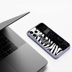 Чехол iPhone 11 Pro матовый PUBG: Zebras Lifestyle, цвет: 3D-светло-сиреневый — фото 2