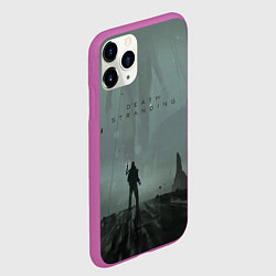 Чехол iPhone 11 Pro матовый Death Stranding, цвет: 3D-фиолетовый — фото 2