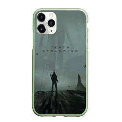 Чехол iPhone 11 Pro матовый Death Stranding, цвет: 3D-салатовый