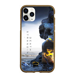 Чехол iPhone 11 Pro матовый Death Stranding: Exclusive, цвет: 3D-коричневый