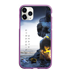 Чехол iPhone 11 Pro матовый Death Stranding: Exclusive, цвет: 3D-фиолетовый