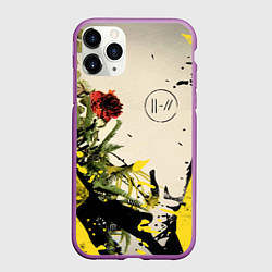 Чехол iPhone 11 Pro матовый TOP: Chlorine, цвет: 3D-фиолетовый