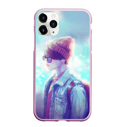 Чехол iPhone 11 Pro матовый BTS Jimin, цвет: 3D-розовый