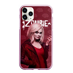 Чехол iPhone 11 Pro матовый I-ZOMBIE, цвет: 3D-розовый