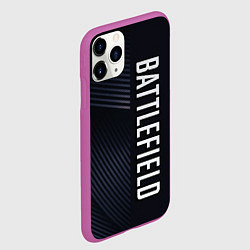 Чехол iPhone 11 Pro матовый BATTLEFIELD: Black Style, цвет: 3D-фиолетовый — фото 2